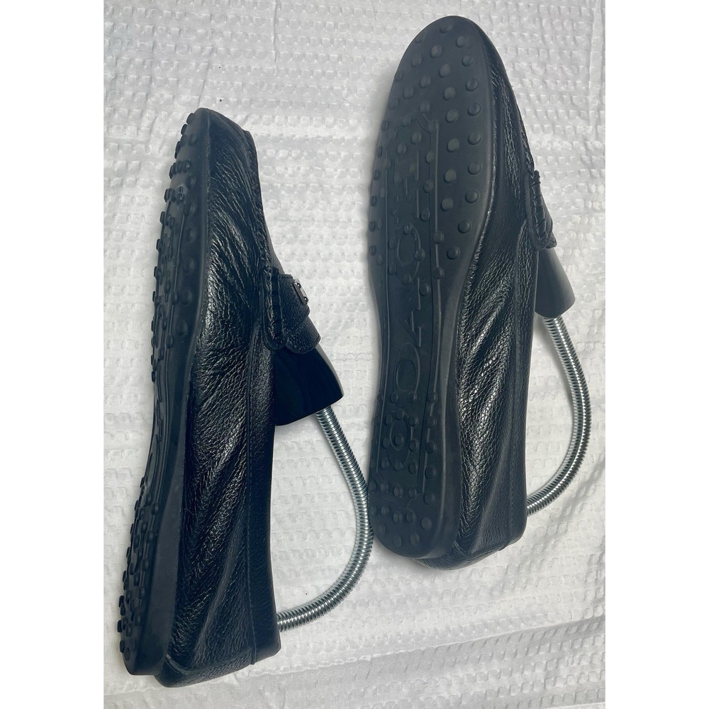 COACH Fredrica Black Leather Loafer Flats Women's sz 8B Shoes Very Little Wear - Picture 6 of 10